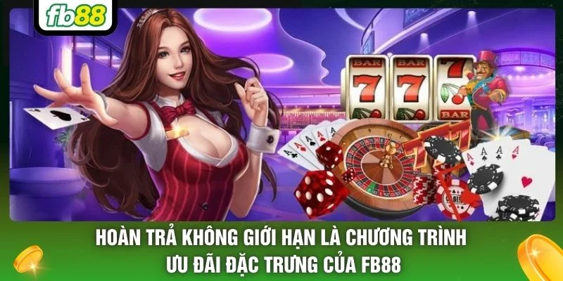 Hoàn trả không giới hạn là chương trình ưu đãi đặc trưng của FB88