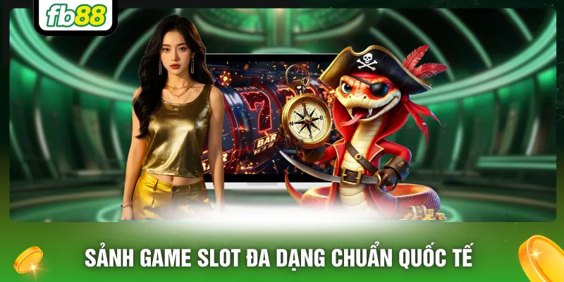 Sảnh game slot đa dạng chuẩn quốc tế