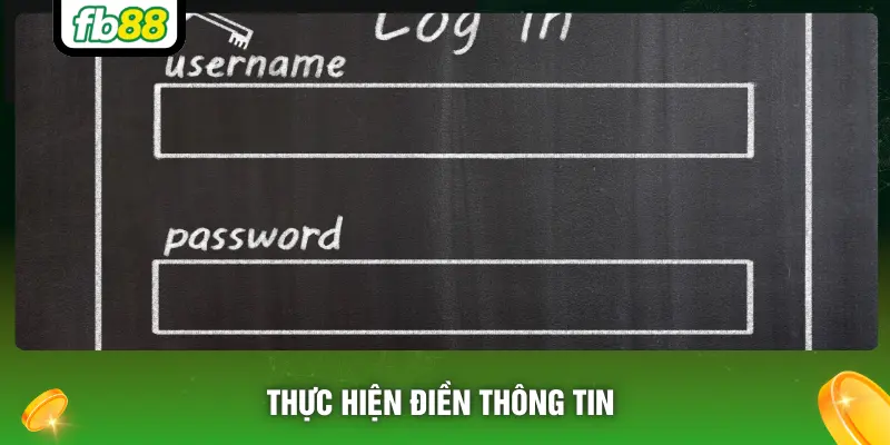 Thực hiện điền thông tin