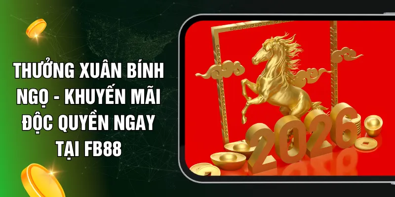 Thưởng Xuân Bính Ngọ - Khuyến Mãi Độc Quyền Ngay Tại FB88