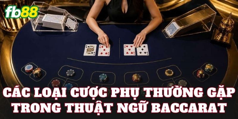 Các loại cược phụ thường gặp trong thuật ngữ Baccarat